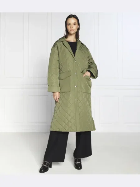 Tommy Hilfiger Hosszú kabát zöld