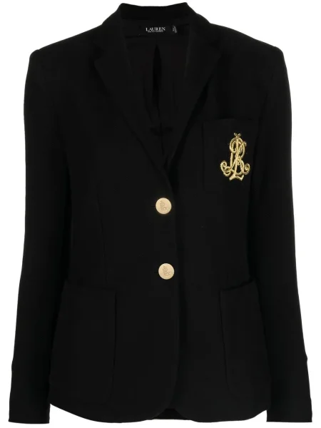 Sacou Lauren Ralph Lauren cu broderie negru