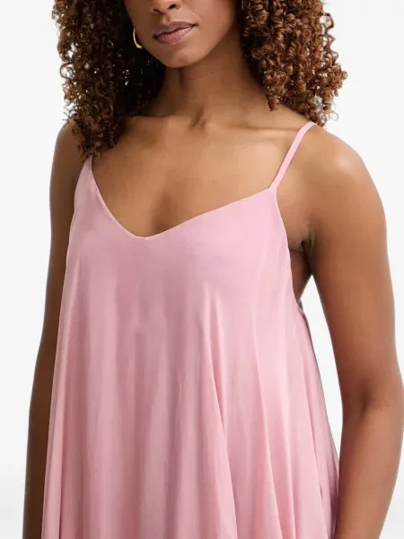 Rochie Haveone cu decolteu în V roz