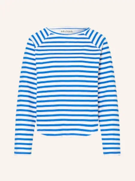 Lollys Laundry Koszulka Z Długim Rękawem Livall blau biała