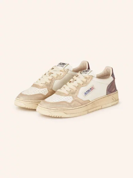 Sneakersy Autry skórzane beżowe