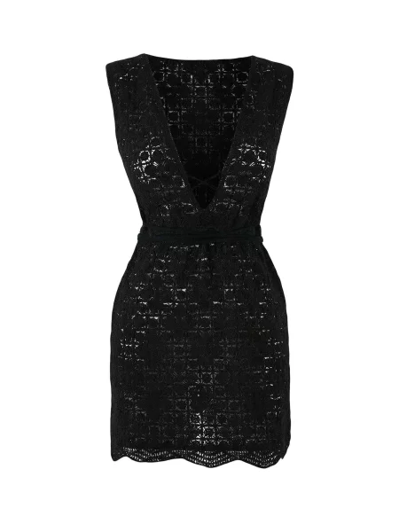 Trendyol Rochie de plaja negru