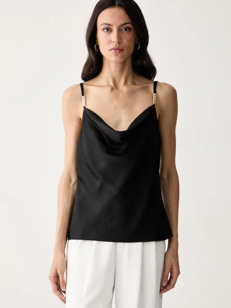 Marciano by Guess bluză cu bretele pentru femei ROMA negru