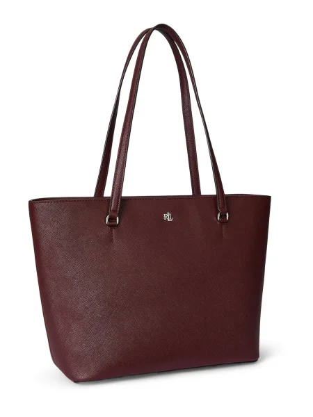 Geantă shopper Lauren Ralph Lauren din piele