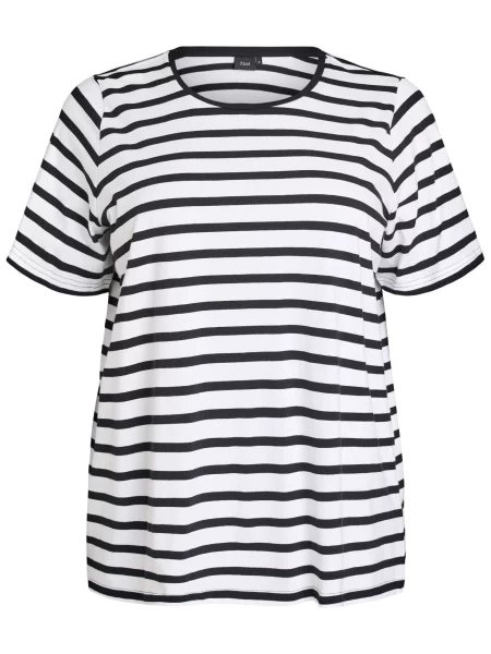 Zizzi Tricou Mvivi albastru noapte alb