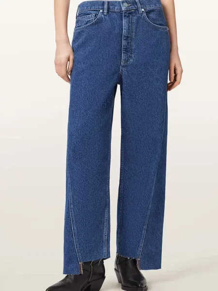 AllSaints loose traperice za žene FOX plava