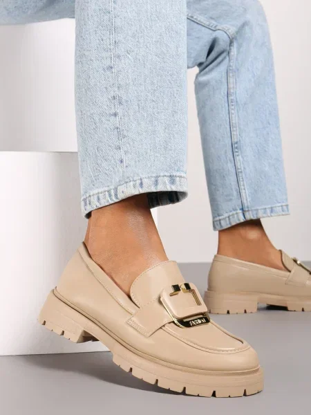 Mocasini Evalith bej