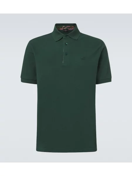 Tricou polo Etro verde