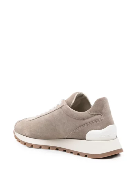 Sneakerși Brunello Cucinelli din piele de căprioară