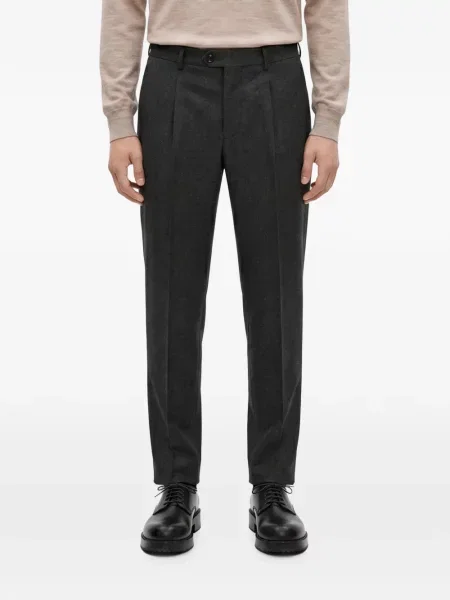 Pantaloni Brunello Cucinelli de lână gri