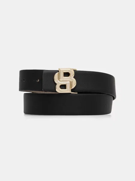 BOSS de piele cu doua fete femei negru