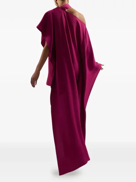 Rochie Taller Marmo cu un umăr gol de costum roz