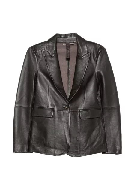 Geanta de piele The Jackie Leathers maro