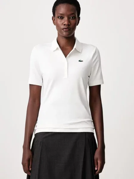 Tricou polo Lacoste bej
