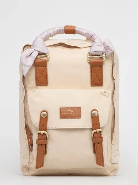 Ruksak Doughnut za žene veliki jednobojni model bež
