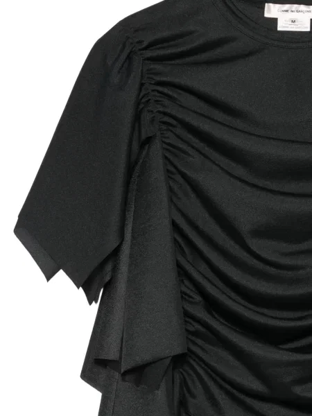 Bluză Comme Des Garçons cu volane negru
