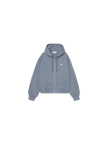 Kurtka Carhartt Wip z kapturem niebieska