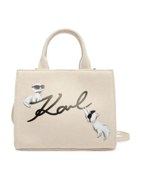 Karl Lagerfeld Ručna torbica bijela