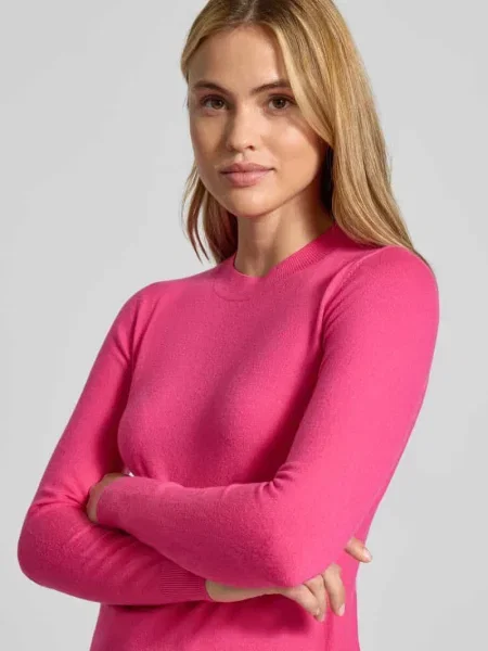 Sweter z dzianiny o kroju slim fit z elastycznymi wykończeniami Christian Berg Woman
