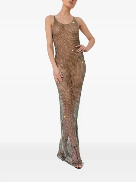 Rochie maxi Santa Brands de cristal de costum negru