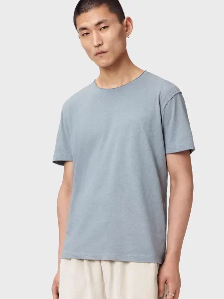 Футболка Allsaints блакитна