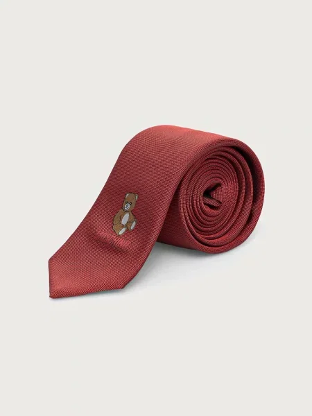 Moschino cravată pentru bărbați de mătase