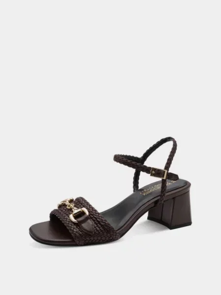 Босоніжки Marco Tozzi текстиль/синтетика коричневий