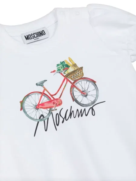 Koszulka dziecięca Moschino biała