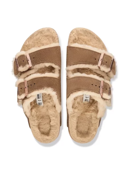 Замшевые шлепанцы Birkenstock