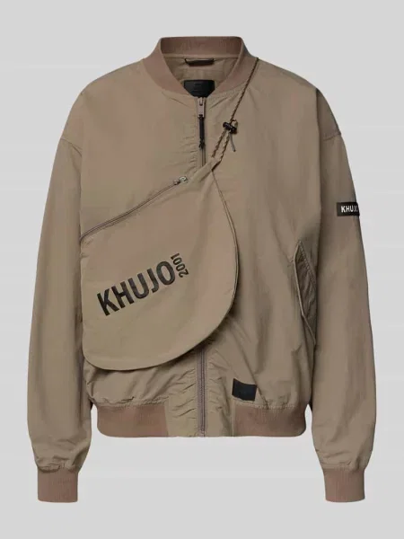Kurtka z z patką model FACEE' Khujo beżowa