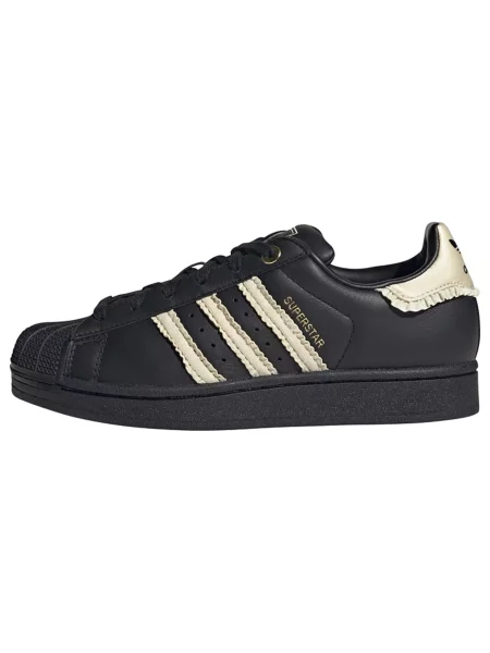 ADIDAS ORIGINALS Tenisky Superstar II nažloutlá černá