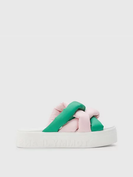 Шлепанцы Tommy Hilfiger зеленые