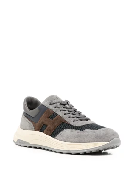 Sneakerși Hogan cu autograf gri