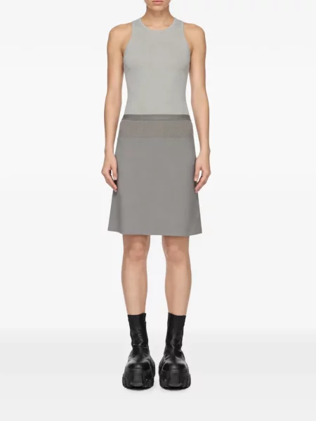 Fusta mini Rick Owens gri