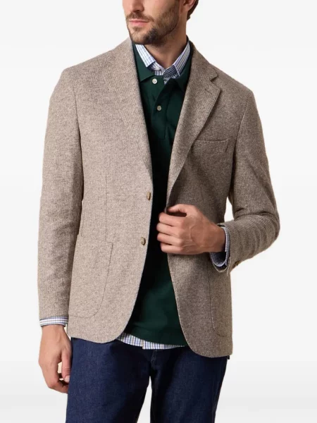 Sacou Brooks Brothers cu model pepito din jerseu