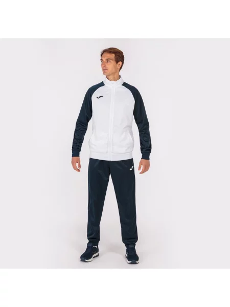 JOMA ACADEMY IV dres treningowy komplet bluza i spodnie granatowy/biały S białe
