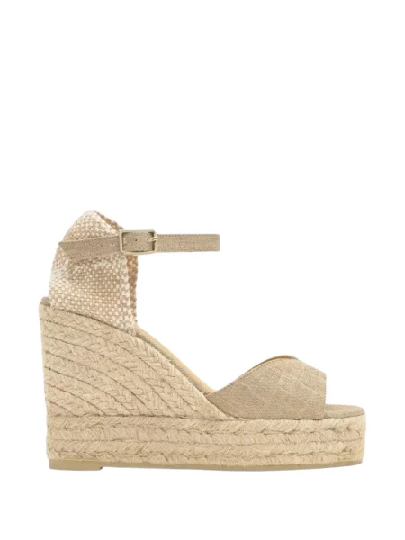 Espadrile Castaner cu pană cu cataramă