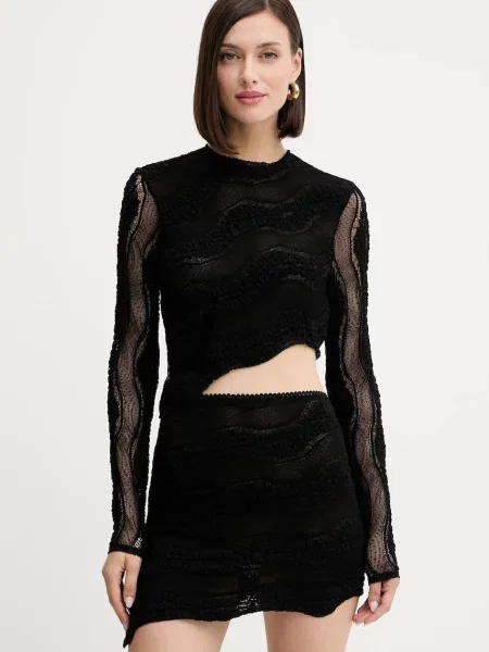 Charo Ruiz Ibiza bluzka gładka czarny