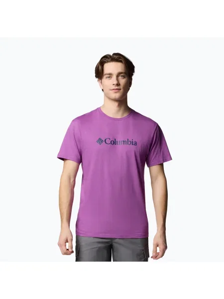 Columbia CSC Basic Logo kenu/csc retro ogo férfi póló. Méret: L lila