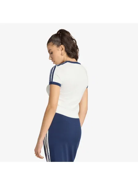 Pletené tričko Adidas Originals biela