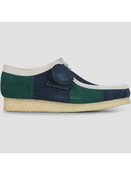 Pantofi Clarks Originals albastru