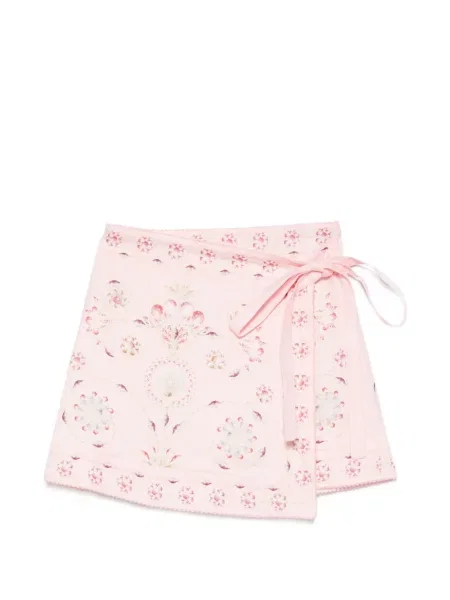 Fusta mini Agua By Agua Bendita plic roz