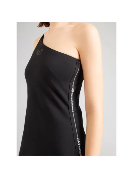 Długa sukienka maxi Ea7 Emporio Armani czarna