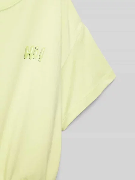 T-shirt o kroju relaxed fit z czystej bawełny z nadrukiem z napisem Tom Tailor