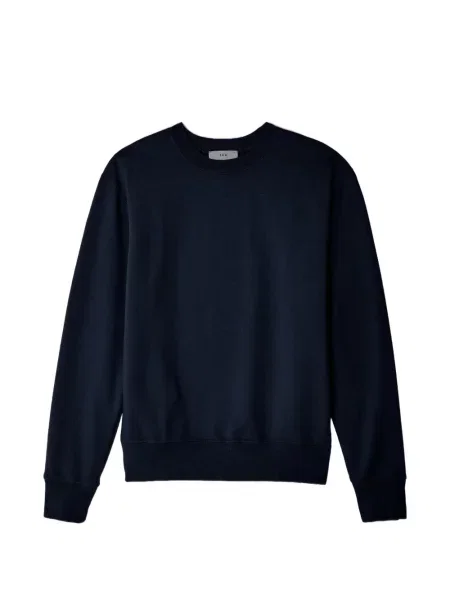 Hanorac crewneck Save Khaki United cu decolteu rotund albastru
