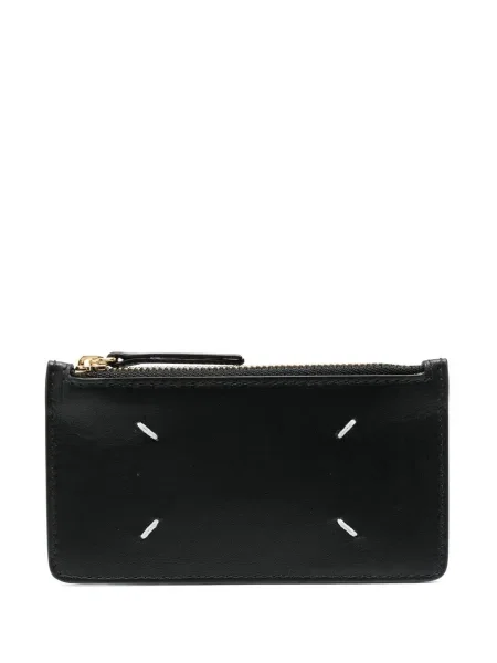 Portofel Maison Margiela din piele negru