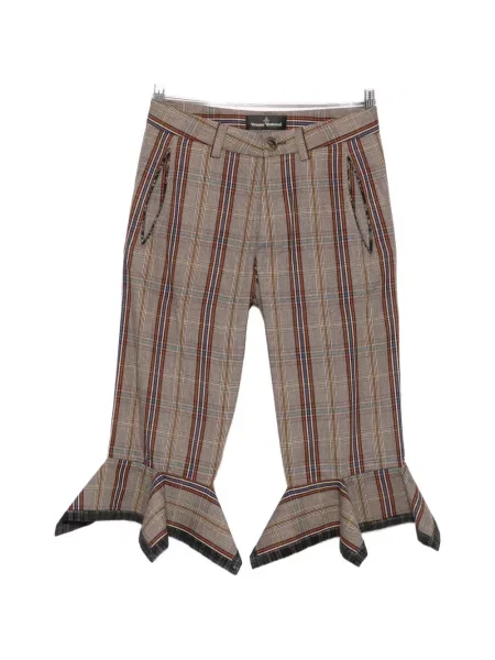 Pantaloni Vivienne Westwood în carouri cu volane