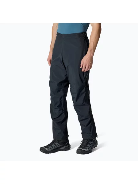 Мъжки туристически панталони Rab Downpour Mountain black черно
