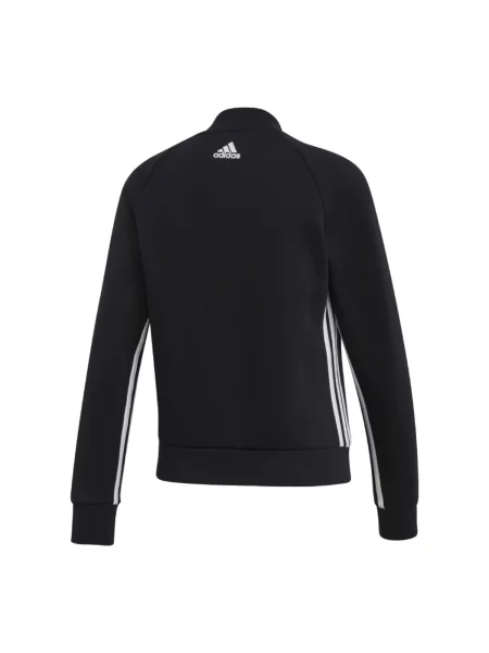 Prugasta jakna Adidas crna