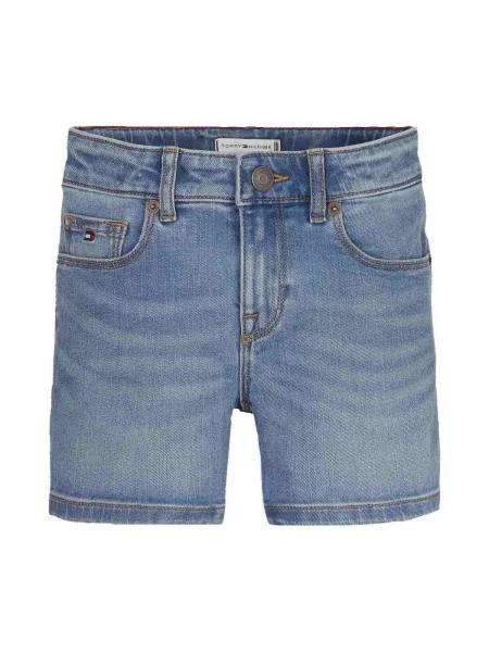Pantaloni copii Tommy Hilfiger albastru